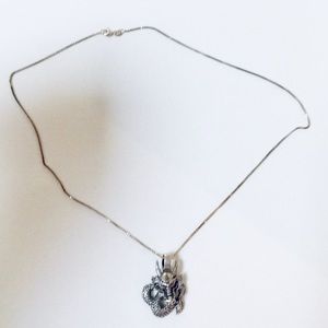 Silver Dragon Necklace